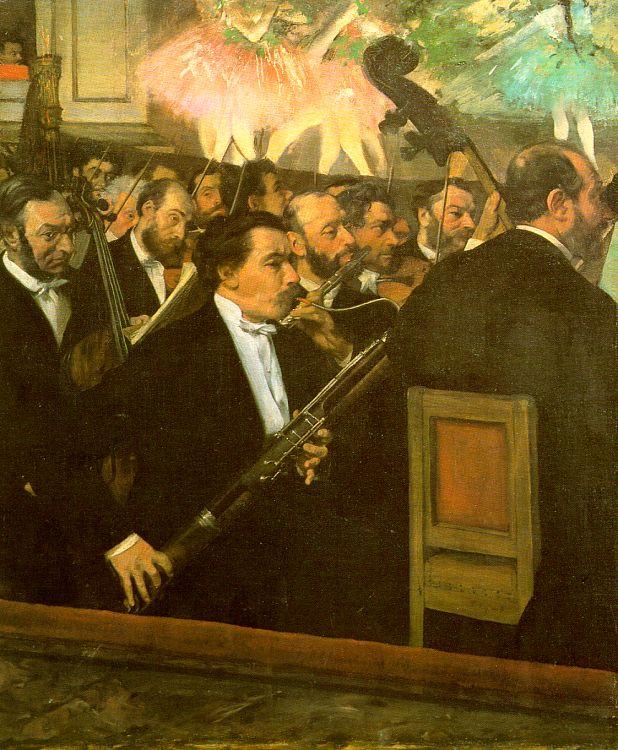 Edgar Degas The Orchestra of the Opera oil painting picture